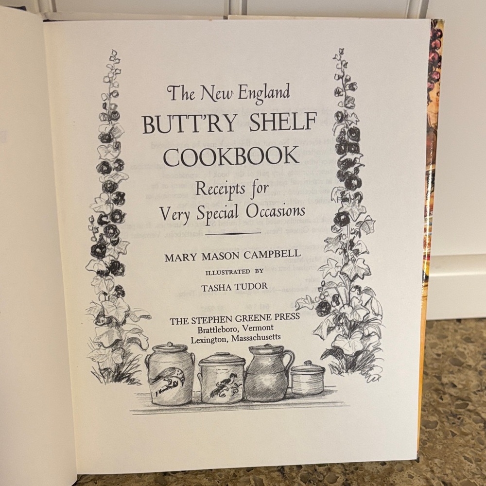 The New England Butt'ry Shelf Cookbook by Mary Mason Campbell - Picture 2 of 12
